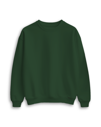 Bottle Green Oversized Sweatshirt