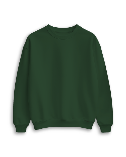 Bottle Green Oversized Sweatshirt
